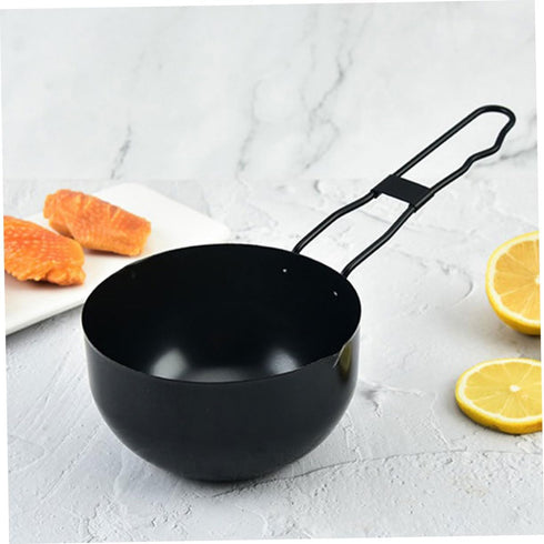 2pcs Set OUNONA Iron Outdoor Cooking Pot Stew Pot for Camping Campfire Cooking Equipment Stock Outdoor Cookware Kitchen