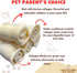 Beef Cheek Rolls - Amazing Dog Treats (6 Inch Regular - 4 Pcs) - No Hide, Safe Rawhide Alternative for Power Chewers