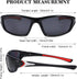 TOODOO 4 Pairs Men Polarized Sunglasses with UV Protection Driving Glasses Sports for Sport Outdoor Activities