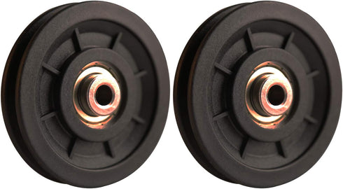 LFJ 90mm/3.5" Nylon Bearing Pulley Wheel for Gym Equipment Part Cable Machine