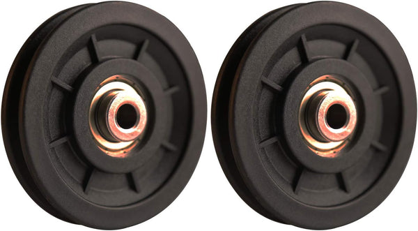 LFJ 90mm/3.5" Nylon Bearing Pulley Wheel for Gym Equipment Part Cable Machine