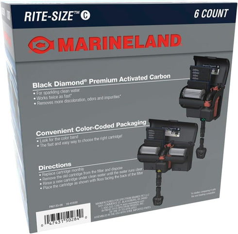 MarineLand Rite Size Aquarium Filter Cartridge Bundles, Rite Size C 24pk