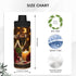 HDSKFNS 18 Oz Red Rose And Wine Romantic Lovers Print Insulated Water Bottle Stainless Steel Sport Bottles For Gym