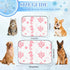imiBBWQu Summer 27" 22" Cooling Mat for Dogs Seahorse Seaweed Pink Ocean Dog Cooling Mat Medium Size Dog Washable Pet