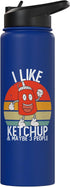 Ketchup Costume Kids I Wonder If Ketchup Loves Me 3 I Like Ketchup & Maybe people Tshirt Youth Funny ketchup Stainless