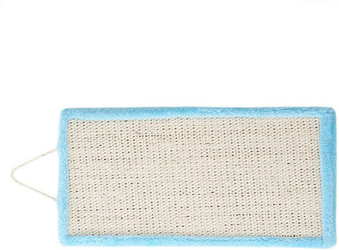 Cat Scratch Pad Wall Door Hanging, Cat Scratching Board, Kitty Scratching Pad Mat (Blue)