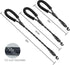Short Dog Leash - 3 Sizes Nylon Short Traffic Leash with Padded Handle for Small Medium Large Dogs
