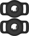 Airtag Dog Collar Holder: 2 Pack Soft Silicone Holder for Pet Dogs Cats Collar, Sturdy Protective Case, Compatible with