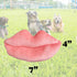 Generic Pink Lips Plush Fetch Dog Toy Pet-Safe, Machine-Washable Material with Squeaker for Bonding, Play Time, Mental