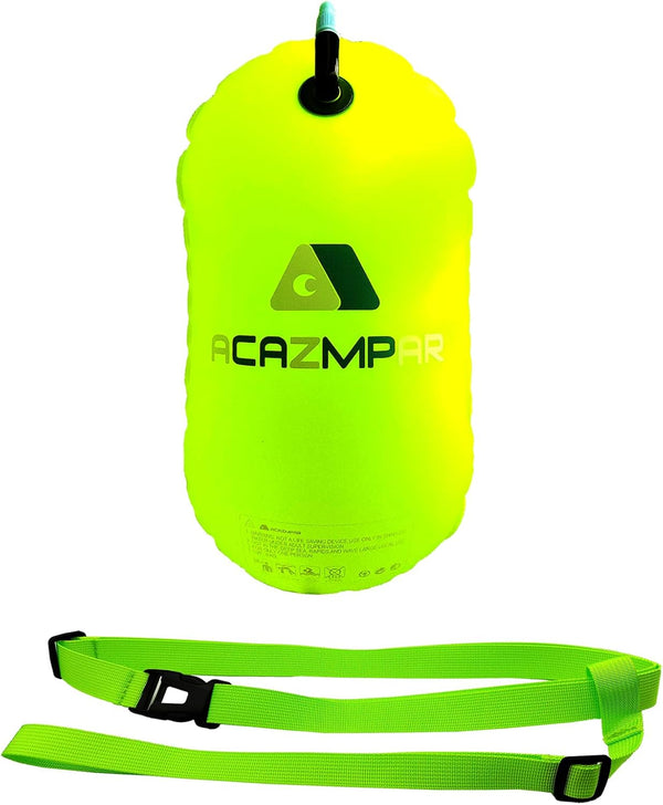 Swim Buoy for Open Water, Highly Visible Swim Bubble for Safe Training, Ideal for Triathletes and Snorkelers