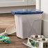 10 Medium Dog Food Storage Container, Pound Capacity Plastic Storage Bin with Secure Lid for Dry Dog Food, Indoor
