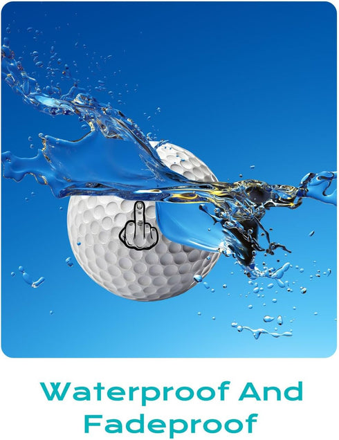Giftspire Funny Golf Ball Stamp, Monogram Marker for Easy Identify & Reusable Personalized Golfball Stamper Marking