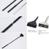 Aluminum Alloy Algae Scraper | Lightweight Aquarium Cleaning Tool with Adjustable Length & Long Telescopic Handle