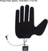 Heated Glove Liner, Electric Glove Pad with 3 Adjustable Gears for Skiing and Cycling