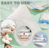(23.6" 11.8") Backpacking QUALIALL Premium Extra Large and Thick X Pure Cotton Disposable Washcloths, Portable Travel
