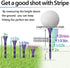 Striped Wooden Golf Tees | 2 3/4 Inch, 100 Count | Colorful Bamboo Durable, Gifts for Men Women