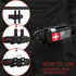 Upgrade 1000D Heavy Duty Tactical Molle Tourniquet Holder, Laser Cut Molle Pouch for Tourniquet