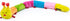 ZippyPaws Deluxe Caterpillar Dog Toy, 30" Squeaky Pet Toy for Medium & Large Dogs, Soft Plush Chew Toy