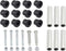 Golf Cart Rear Leaf Spring Bushing Kits with Screw Nut, Suitable for EZGO PDS & TXT Gas and Electric