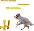 Dog Pet Puppy Chew Toys for Teething - Rope Ball Knot Training Treats for Small Medium Dogs (Giraffe)