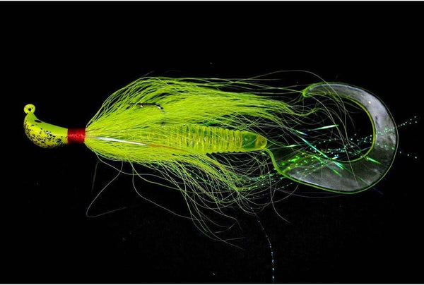 Pucci PFJ12-CR/CR/CH Bucktail Flash Fishing Equipment