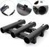 Fishing Rod Holder Bracket, Tube 3 Rod Rack for Boat, Kayak, Garage Storage or Truck, Side-Mount (Black)