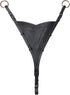 Soft Leather Adjustable Bib Martingale for Horses - Brown