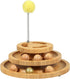 3-Level 9 DoogCat Cat Ball Track Toy with Puzzle Top, Tower with Removable Balls, Interactive Toy for Kitten Mental
