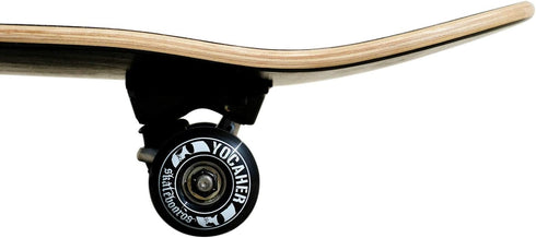Yocaher Pro Skateboards Blank Complete Skateboard - 7.75" with 7Ply Maple Deck and ABEC-9 Bearings