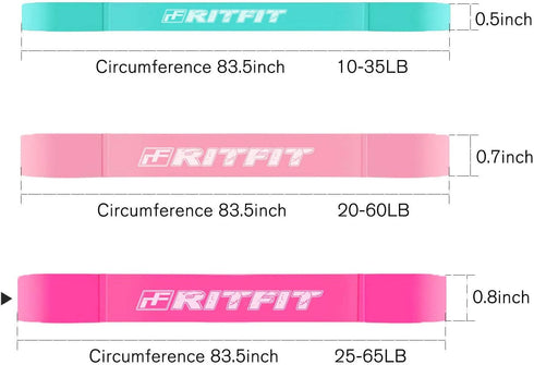 RitFit Pull Up Assist Band, Premium Resistance Band for Pull Up Assistance and Mobility Training