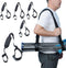 HUDLL Adjustable Chair Carry Strap for Camping Chairs, Hands-Free Shoulder Sling for Folding