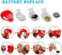 Set of 6 Bike Lights, Front and Back LED Clip-On Silicon Bicycle Lights with Waterproof Housing