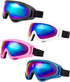 Ski Goggles, Pack of 4 - Snowboard Motorcycle Tactical Combat Glasses