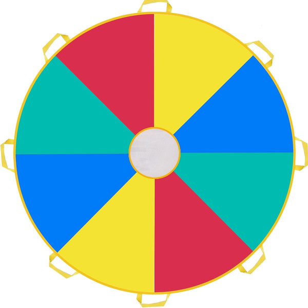 Parachute with Handles 6ft 8ft 10ft 12ft 16ft 20ft Play Parachute Games