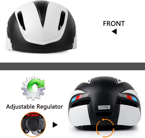 Shinmax Bike Helmet for Men Women, Adjustable Bicycle Helmet with Detachable Magnetic Goggles