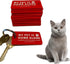 Dog Cat are Home Alone Alert Card & Key Tags with Contact Call Cards Pet Contact Keychain Pet Home Alone Keychain Card Key Tags Collars, Harnesses and Leashes ID Tags and Collar Accessories by Calsgkspray