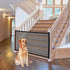 Magic Dog Gate, Foldable Mesh Pet Gate for Stairs and Door, Indoor Safety Isolation Fence (B-43×28”)