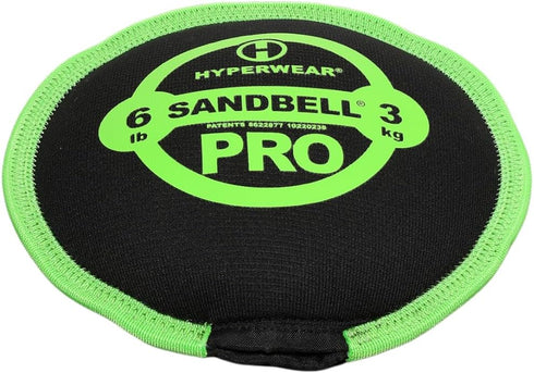 Hyperwear SandBell PRO Workout Sandbag Kettlebell Pre-Filled Sizes 6-70 lbs