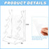 2Pcs Sliner Fingerboard Display Rack Acrylic Skateboard Storage Stand Decorative Finger Skate Holder Five-Layer Angle