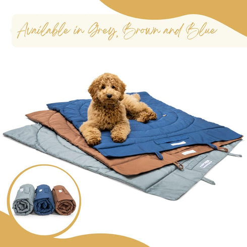 Portable Dog Mat - Waterproof & Foldable Pet Bed for Indoor, Outdoor, Travel, Camping, Grooming & Training