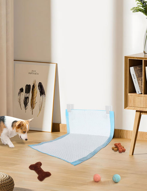 4 Pcs Potty Training Dog Pee Pad Holder for Leg-Lifting Dogs, Indoor Training Pad Holder for Small & Large Size
