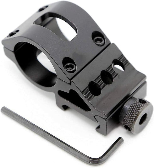 TOCNGAEK Tactical 1" Offset Picatinny Rail Mount for Flashlights for Outdoors