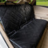 ZQ Bench Car Seat Cover for Dogs, Waterproof Rear Seat Protector Stays Securely