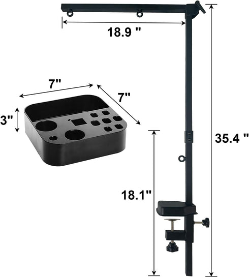 SHELANDY Pet Grooming Arm with Clamp for Large and Small Dogs, 35 inch Adjustable Height