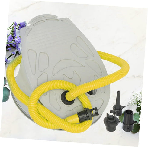 LIOOBO 9 Inches Inflatable Pump for Boat Canoe Toy Foot Treading Air Pump Inflator Random Color