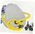 LIOOBO 9 Inches Inflatable Pump for Boat Canoe Toy Foot Treading Air Pump Inflator Random Color