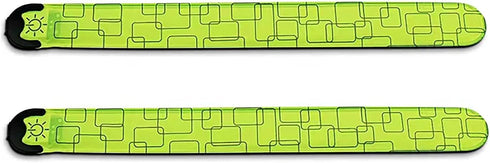 Vantone LED Safety Wristband Lights - 2 Pack Rechargeable High Visibility Glow Bracelets for Night Running and Cycling