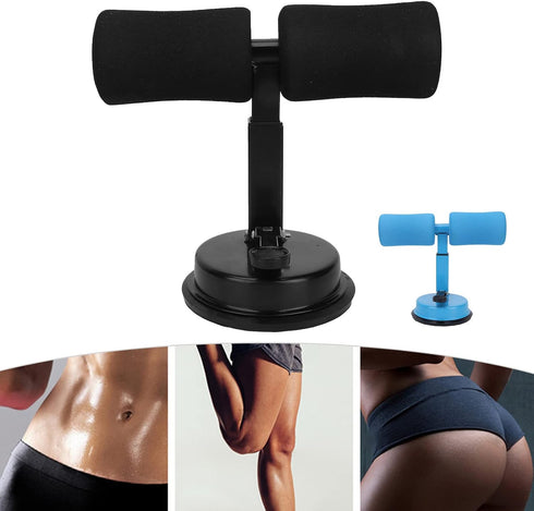Sit Up Assistant Device, Adjustable Household Abdominal Trainer with Suction Cup for Core Training and Fitness