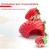 DQITJ 1 Pack Hermit Crab Hiding House Cute Strawberry Shape Rest Hideout Climbing Cave Habitat Decoration for Hermit