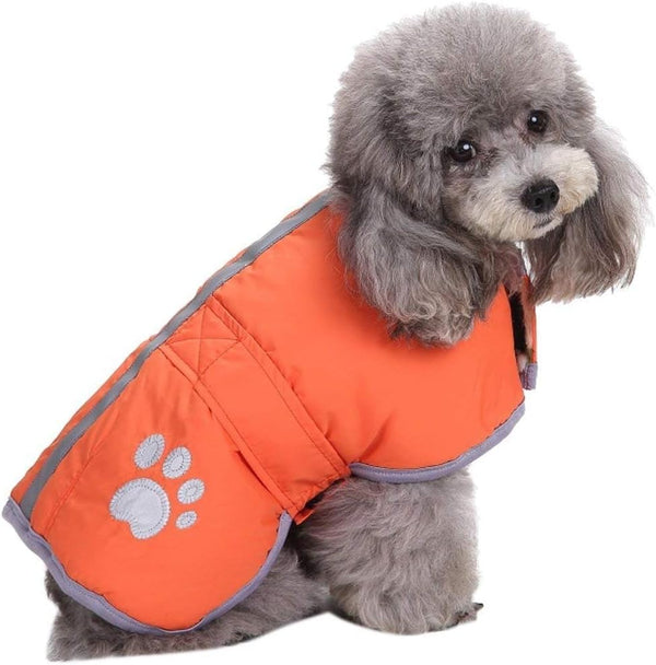 Queenmore Cold Weather Dog Coats, Loft Reversible Winter Fleece Vest, Waterproof Pet Jacket in Multiple Sizes